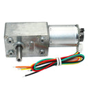 High Torque DC Worm Gear Motor w/Encoder - 6V, 6RPM