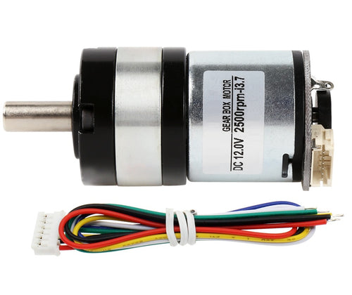 DC Planetary Geared Motor with encoder Diameter 36mm  - 6V 330RPM