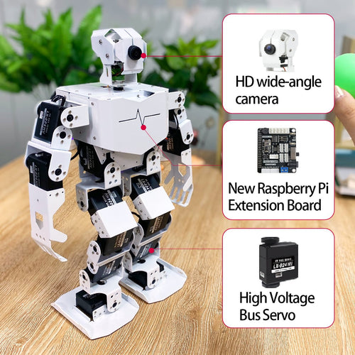 Hiwonder TonyPi AI Intelligent Vision Humanoid Robot Powered by Raspberry Pi 4G 4GB