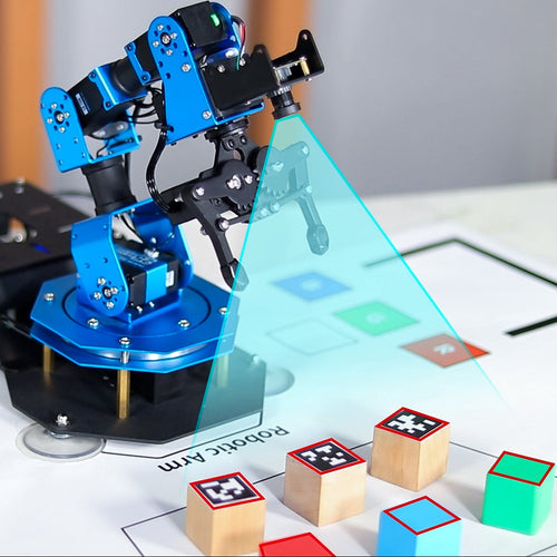 Hiwonder ArmPi FPV AI Vision Raspberry Pi 4B 4GB ROS Robotic Arm with Python Open Source