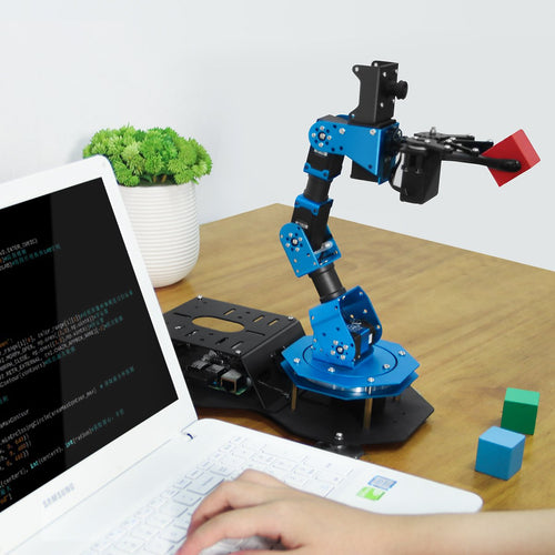 Hiwonder ArmPi FPV AI Vision Raspberry Pi 4B 4GB ROS Robotic Arm with Python Open Source