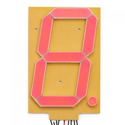 7-Segment Red 6.5" Display