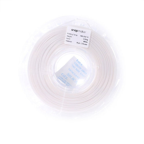 Plastique PLA en Fil Blanc 1,75mm SnapMaker (500g)
