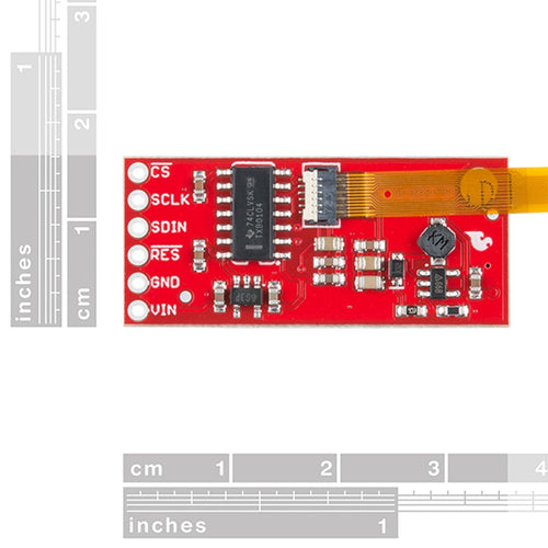 SparkFun フレキシブルグレースケールOLEDブレークアウト -  1.81インチ (4.6cm)
