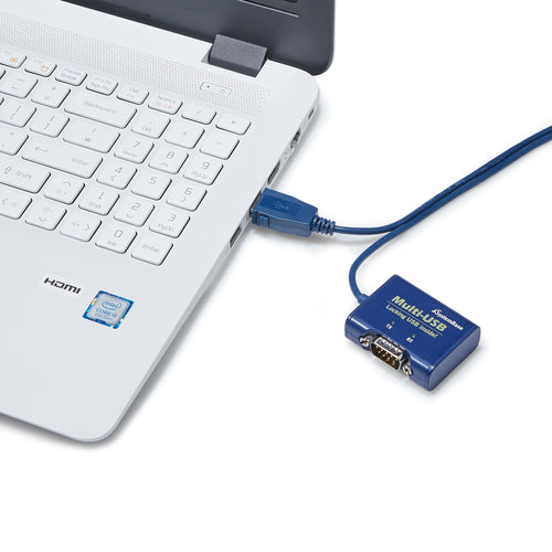 [SystemBase Multi-1/USB RS232] USB to Serial, Latching USB Cable 0.6m