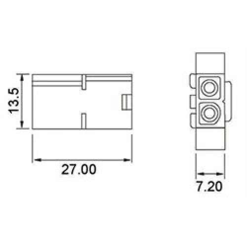 Conector Tamiya (Macho, 3pk)