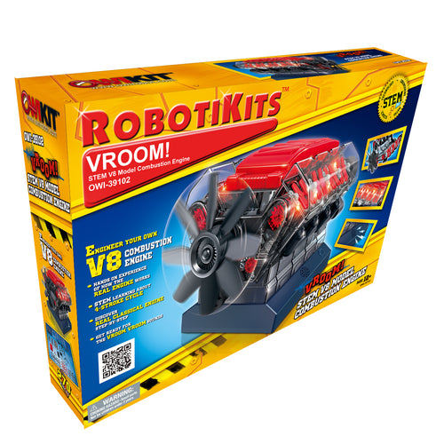 Modèle de Moteur à Combustion V8 Vroom!