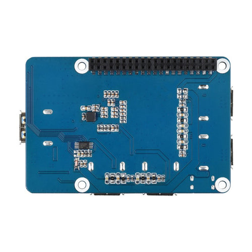 HAT HUB para Raspberry Pi c/ 4 puertos USB 3.2 Gen1 de Waveshare