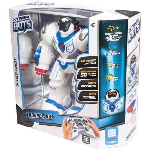 Xtreme Bots Trooper Bot Big Remote & Programmable Robot