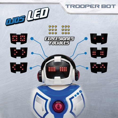 Xtreme Bots Trooper Bot Big Remote & Programmable Robot