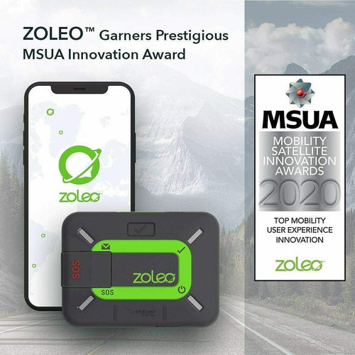 ZOLEO Satellite Communicator – Two-Way Global SMS Text Messenger & Email, Emergency SOS Alerting, Check-in & GPS Location